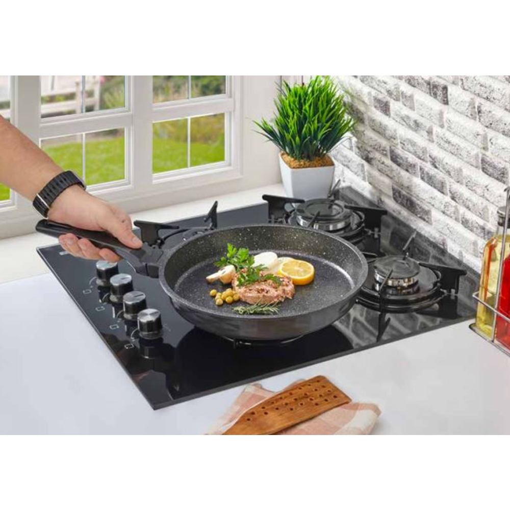POLOCHEF CRYSTAL GRANİT DÖKÜM TAVA 24CM CYT-124