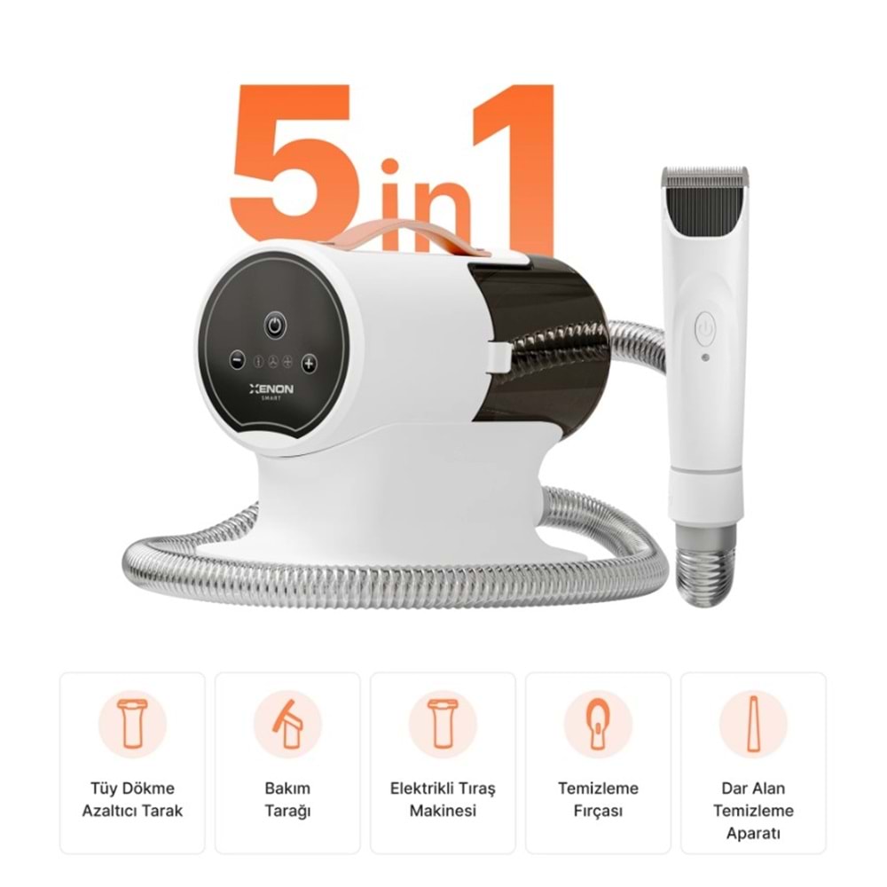 XENON SMART X6301 EVCİL HAYVAN TIRAŞ VE BAKIM SETİ 5Lİ