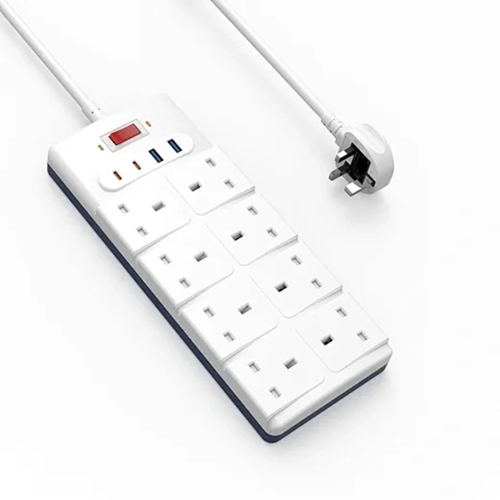WİWU ÇOK FONKSİYONLU 12 li 20W ÇOKLU PRİZ 2X TYPE-C 2X USB-A S009