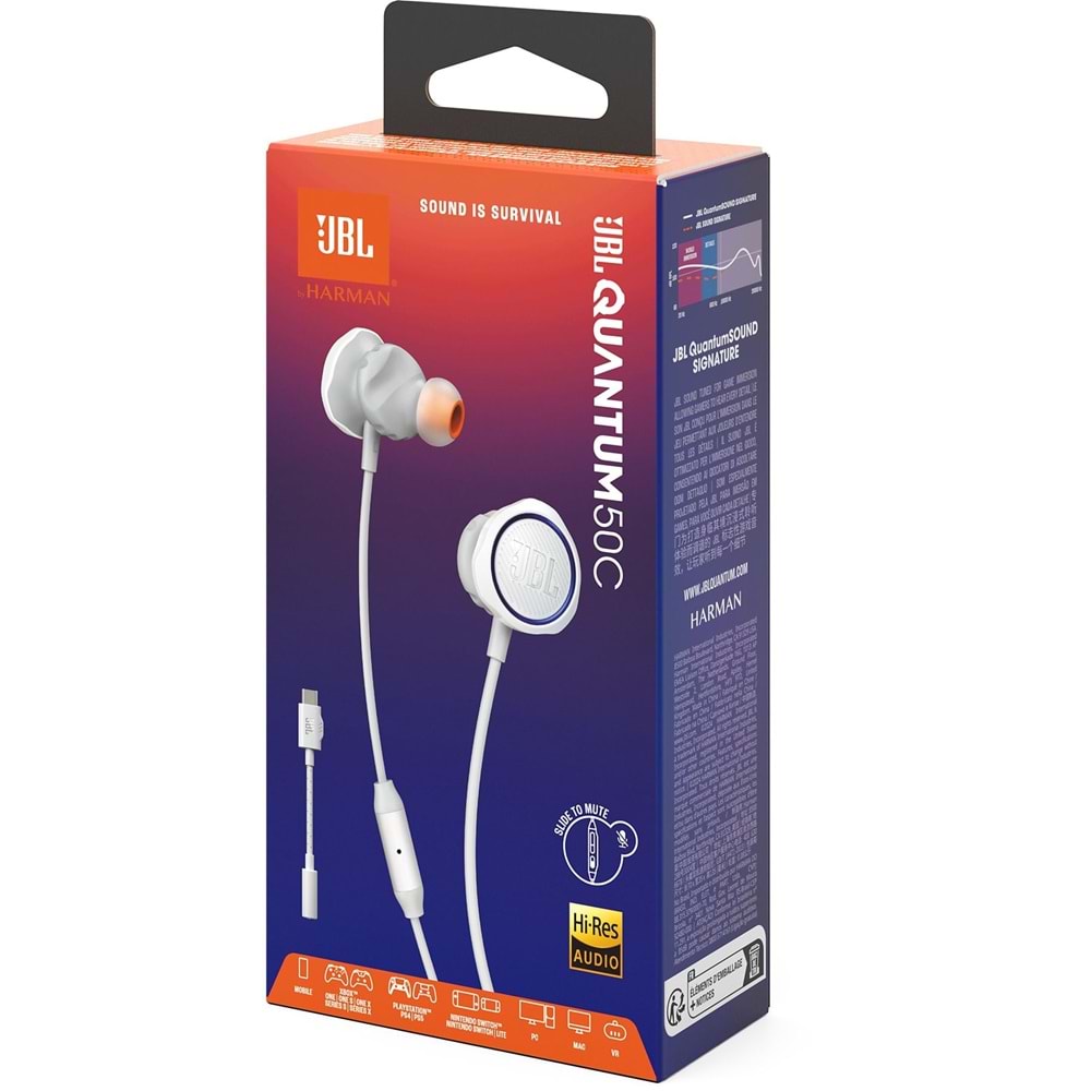 JBL QUANTUM 50C KABLOLU OYUNCU KULAKLIĞI