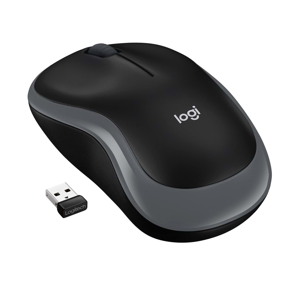 LOGİTECH M185 KABLOSUZ MOUSE GRİ