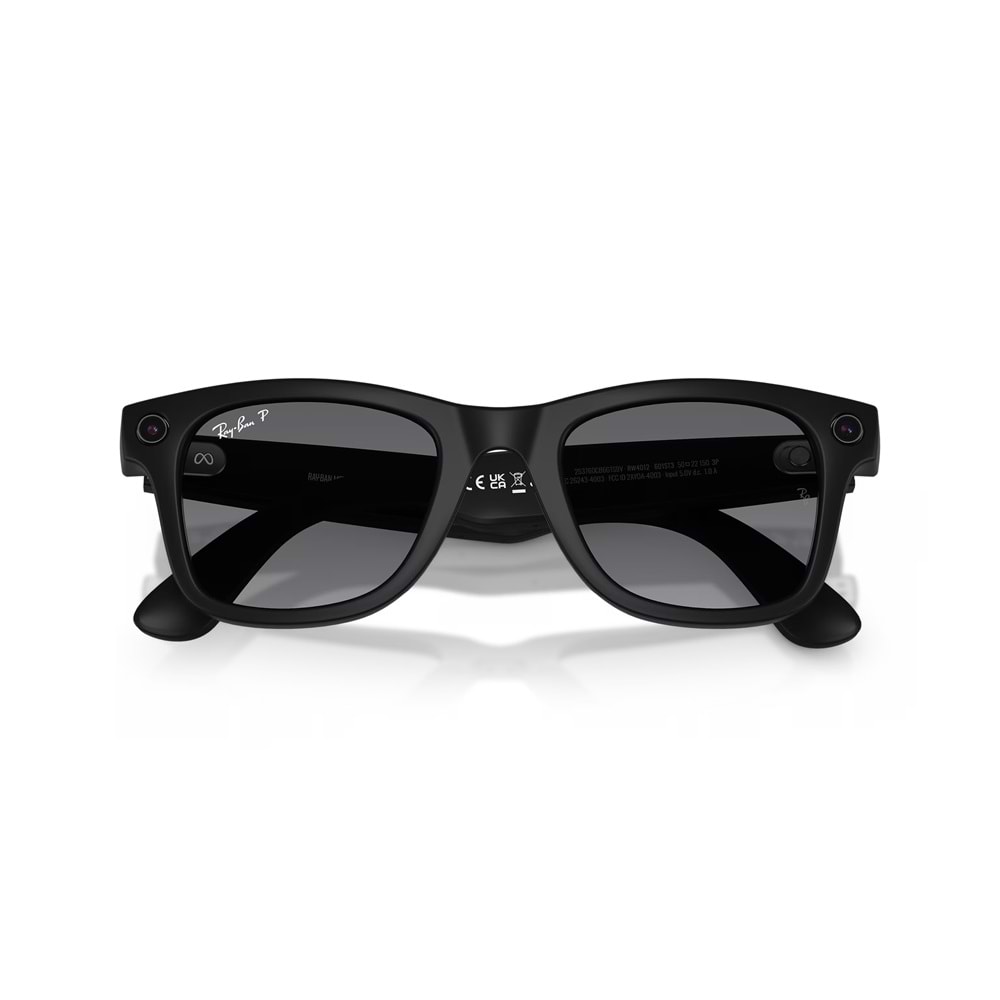 RAYBAN META WAYFARER GEN 2 AKILLI GÖZLÜK F MATTE BLACK/L POLAR GRADİENT GRAPHİTE RW4012 50MM