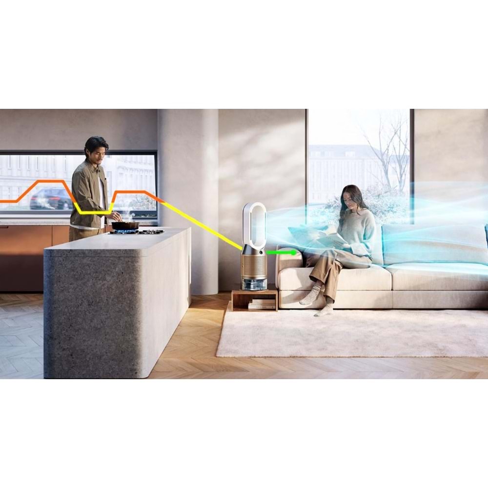 DYSON PURİFİER HUMİDİFY+COOL FORMALDEHYDE™ (Beyaz/Altın) PH05