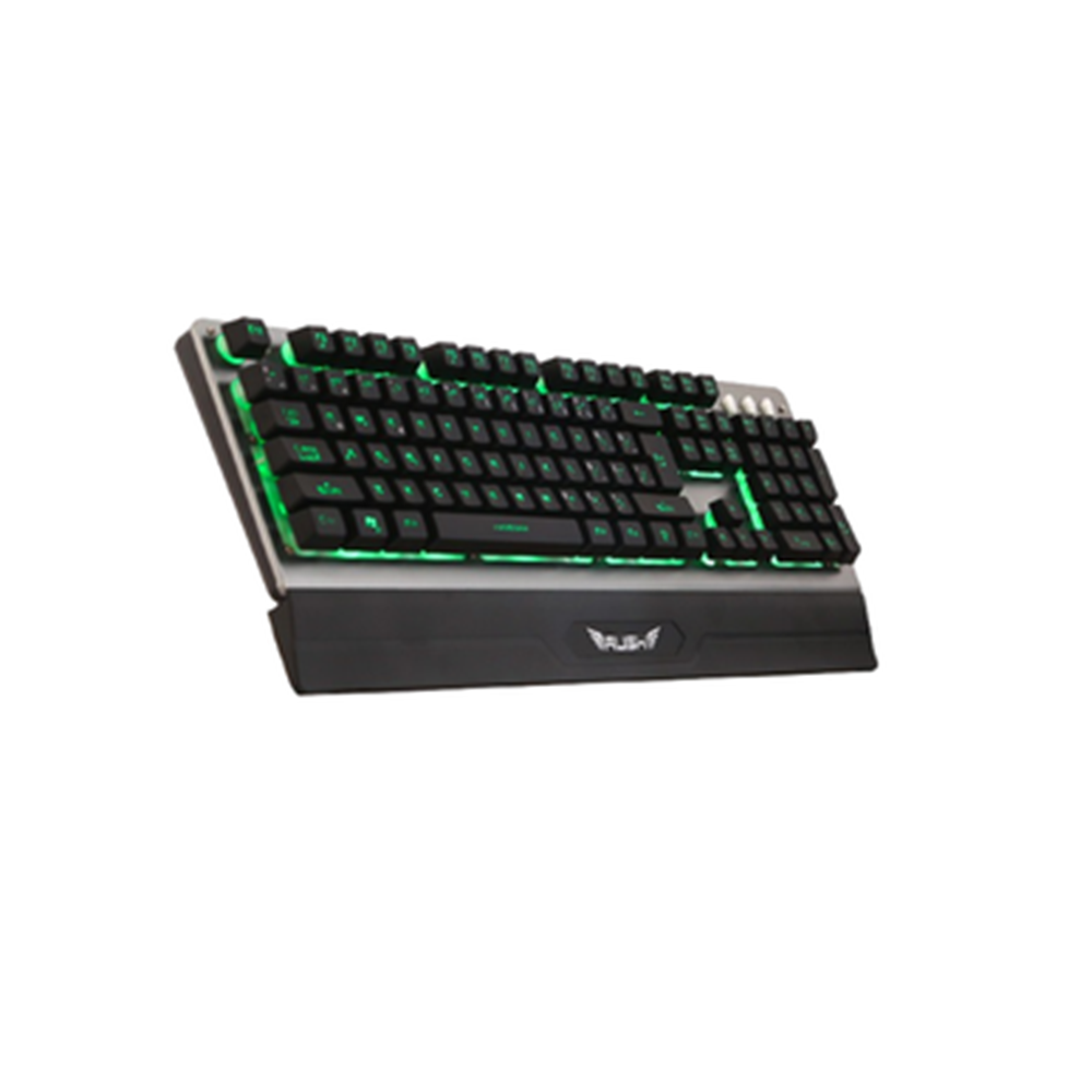 RUSH RK701 Q METAL MEKANİK HİSLİ OYUNCU KLAVYE