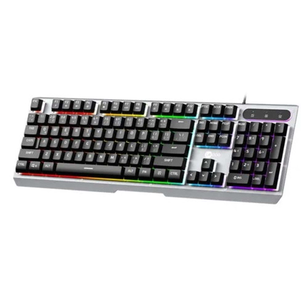 LECOO KB121 USB KABLOLU RAİNBOW MEBRAN Q KLAVYE