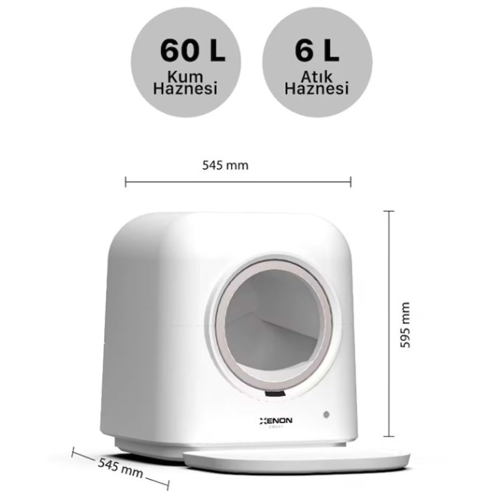 XENON X8620 AKILLI OTOMATİK KEDİ TUVALETİ