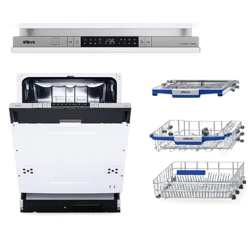 STİLEVS ANKASTRE BULAŞIK MAKİNESİ 8 PROGRAM İNOX ST-DW14LP801EU(C