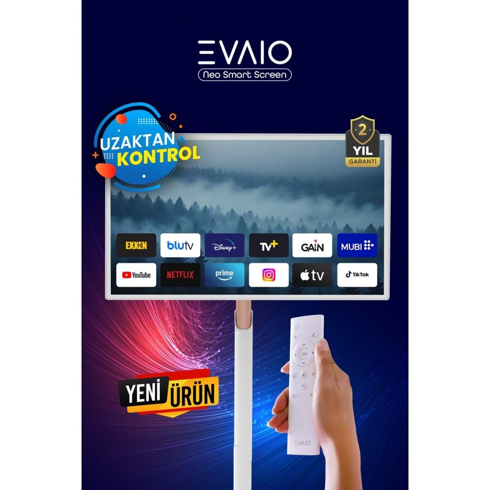 EVAİO NEO HD-320A 32 İNCH ANDROİD TAŞINABİLİR MOBİL EKRAN FULL HD