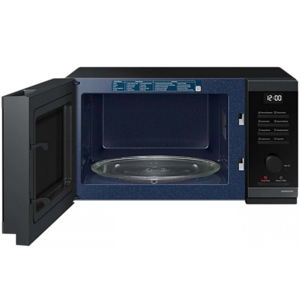 Samsung MS23DG4504AGE2 23L 800W Grill Özellikli Siyah Mikrodalga Fırın – Auto Cook & Hızlı Çözme