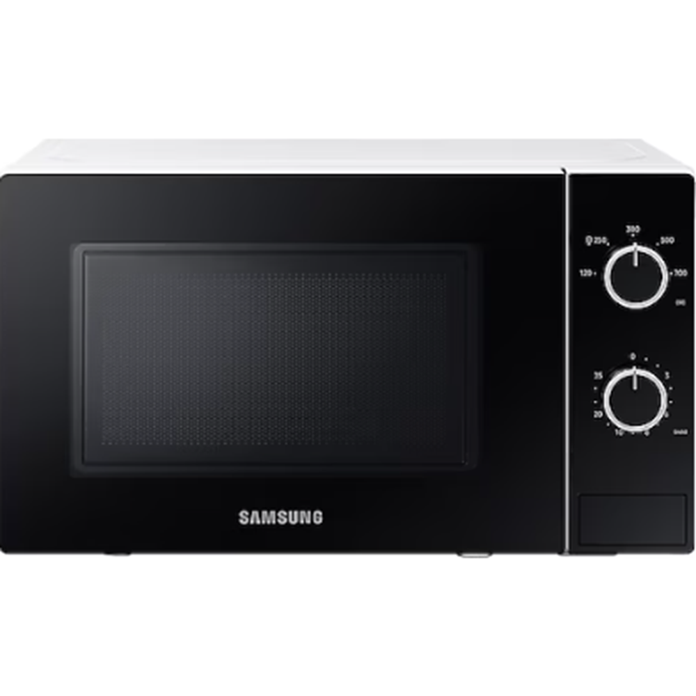 Samsung MS20A3010AH/BA 20L Mikrodalga Fırın - Mekanik Kontrol, 800W, Siyah/Beyaz