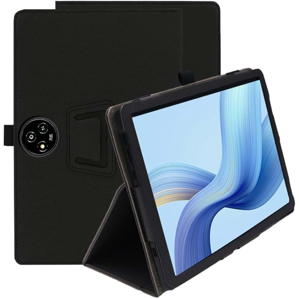 TCL NXTPAPER 14 UYUMLU 14.3 İNÇ STANDLI VE MIKNATISLI SMART FLIP COVER KORUYUCU KILIF - PREMIUM DERİ GÖRÜNÜMLÜ TASARIM