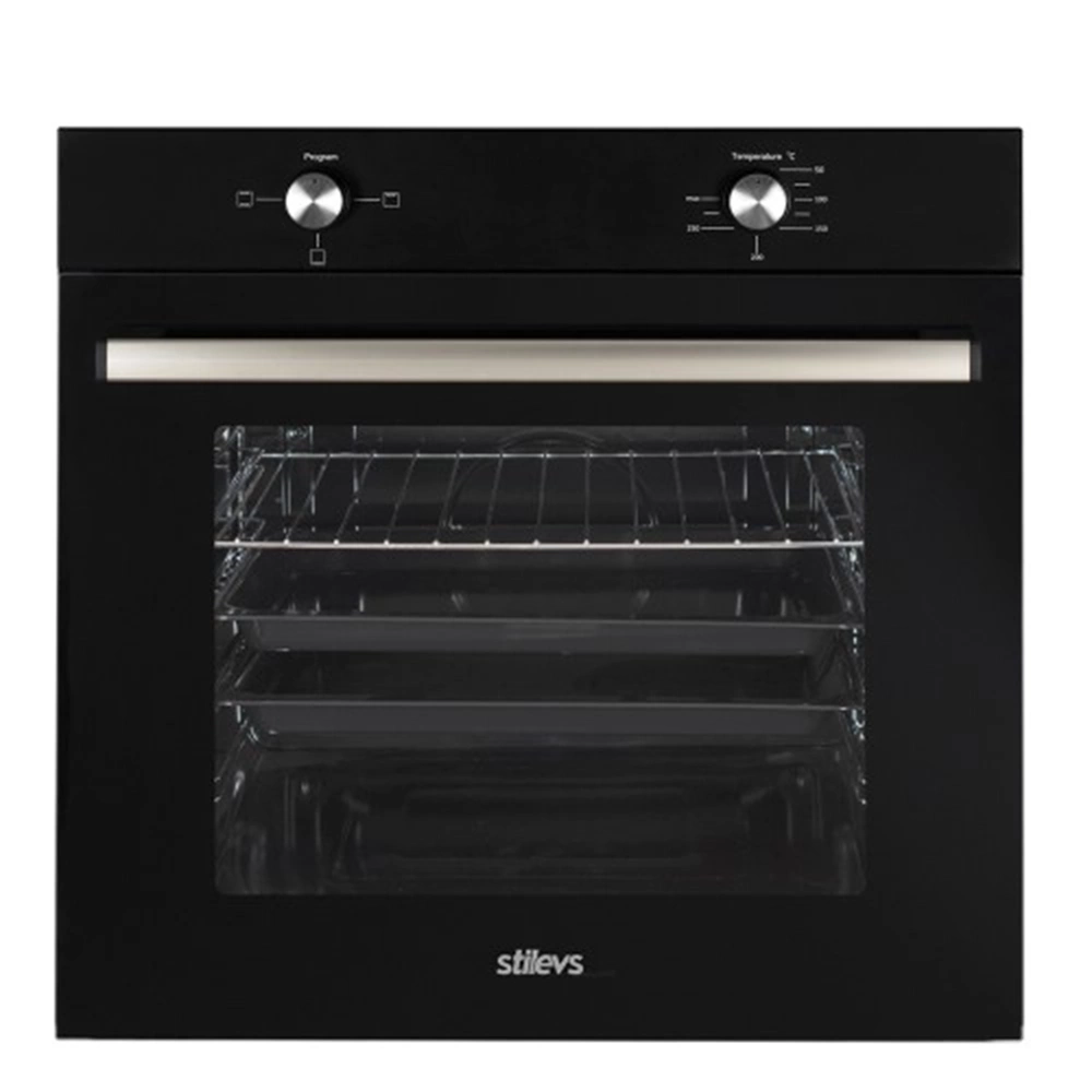 STİLEVS ST-AF-608 75 LİTRE SİYAH ANKASTRE FIRIN