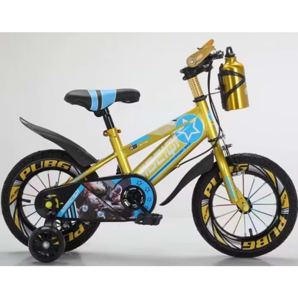 ÜÇ TEKERLEKLİ BMX GTR PUBG BİSİKLET SARI Y888-8-12