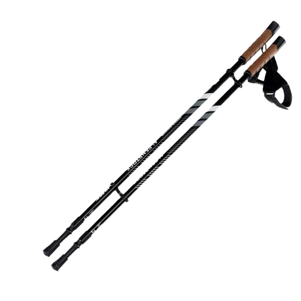 HİTEC ALPENSTOCK İİ POLES YÜRÜYÜŞ BATONU BLACK/GREY 85-135CM
