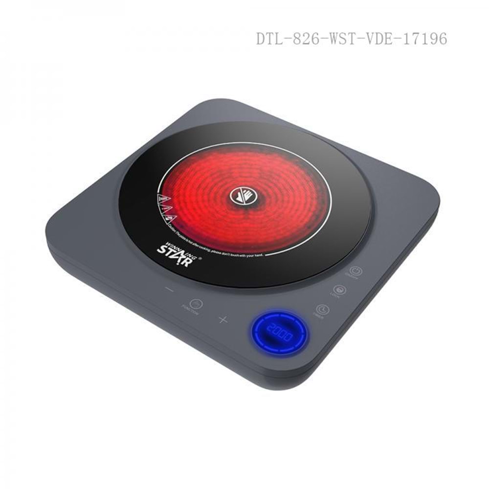 WİNNİNG STAR ELEKTRİKLİ TAŞINABİLİR OCAK ST-9677