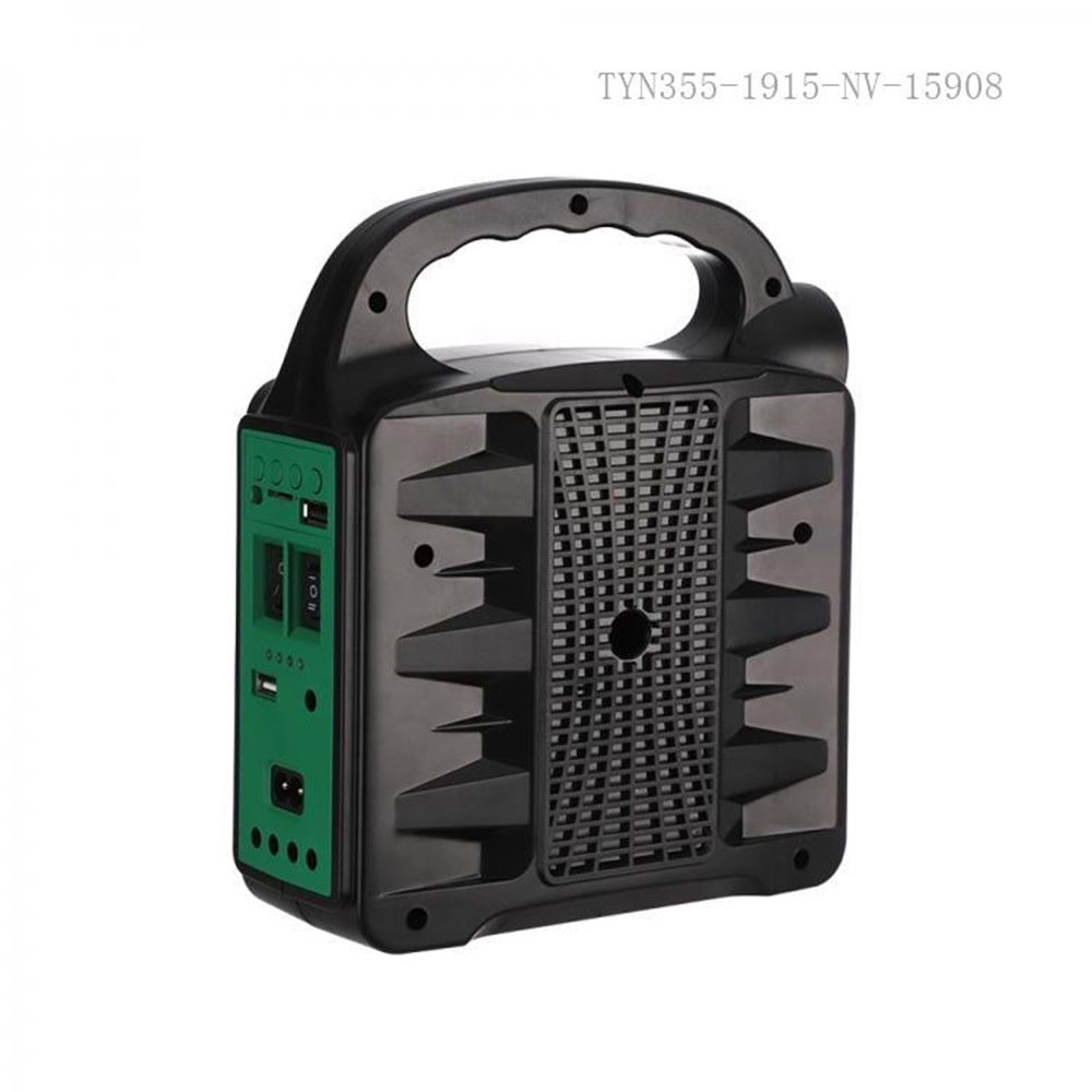NEWVEW NV-T229BT HOPARLÖRLÜ SOLAR GÜNEŞ ENERJİLİ AYDINLATMA SİSTEMİ 4000MAH