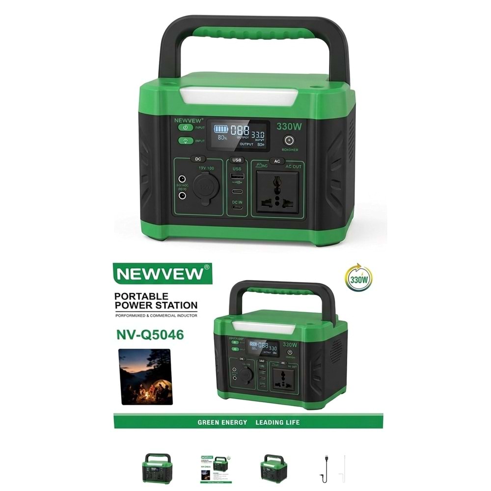 NEWVEW NV-Q5046 TAŞINABİLİR SOLAR GÜÇ KAYNAĞI / JENERATÖR