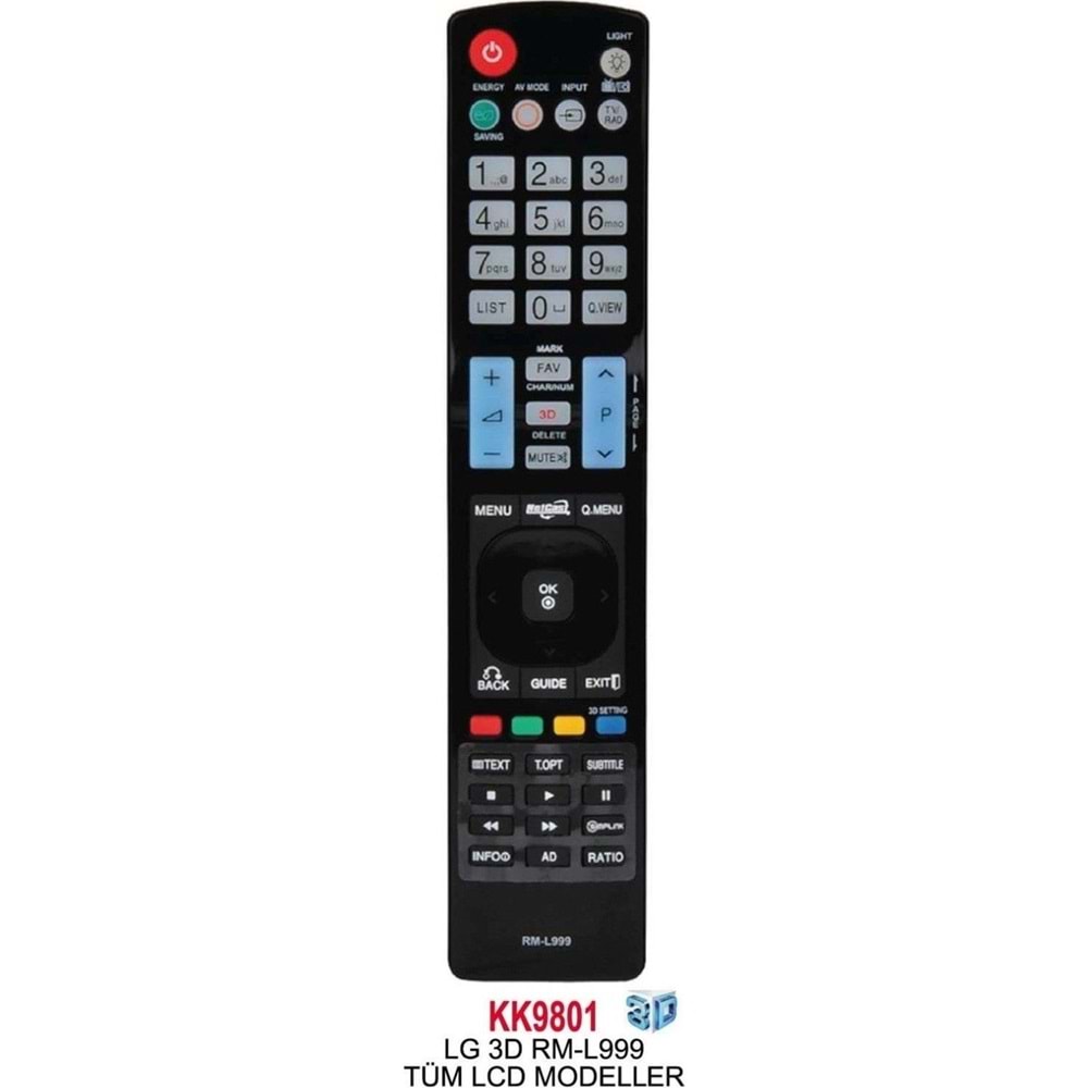 LG TV KUMANDA KK9801