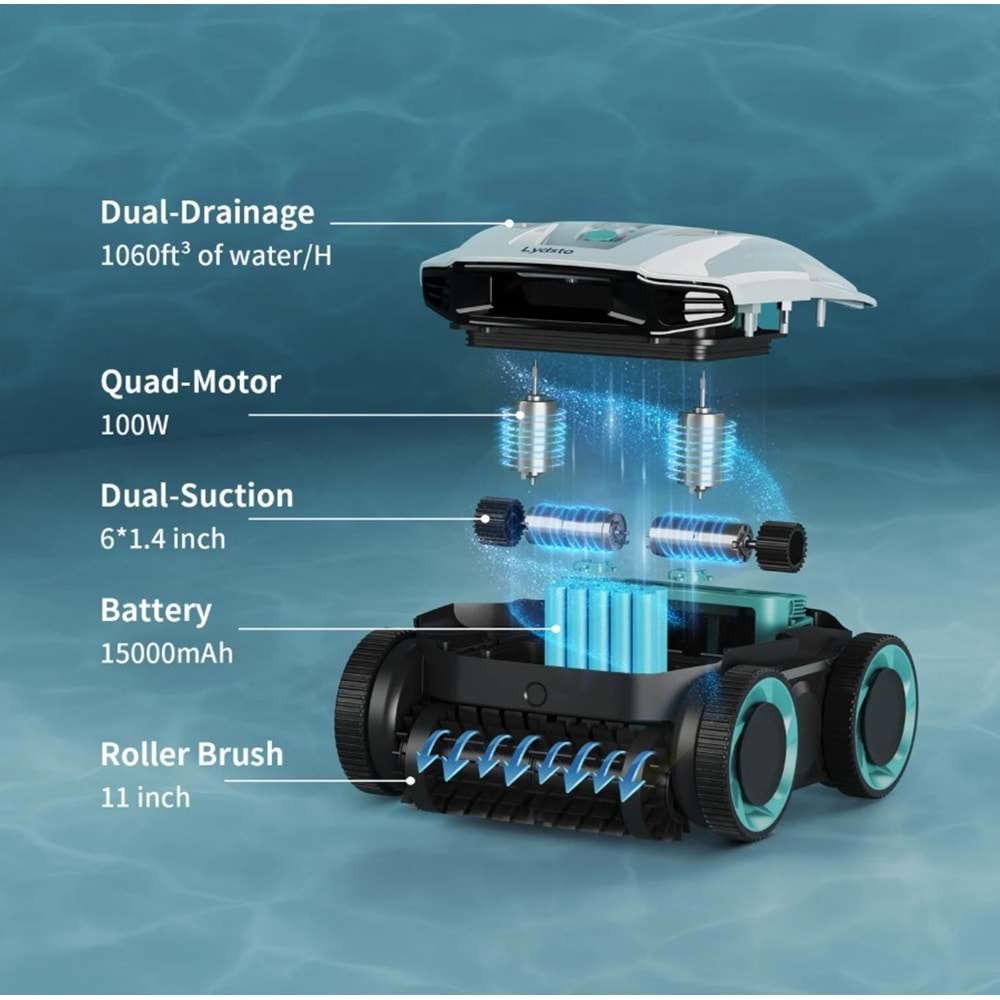 LYDSTO S3 HAVUZ TEMİZLEME ROBOTU