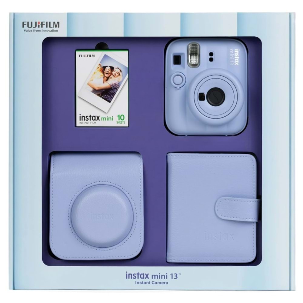 FUJIFILM INSTAX MINI 13 BUNDLE BOX MAVİ