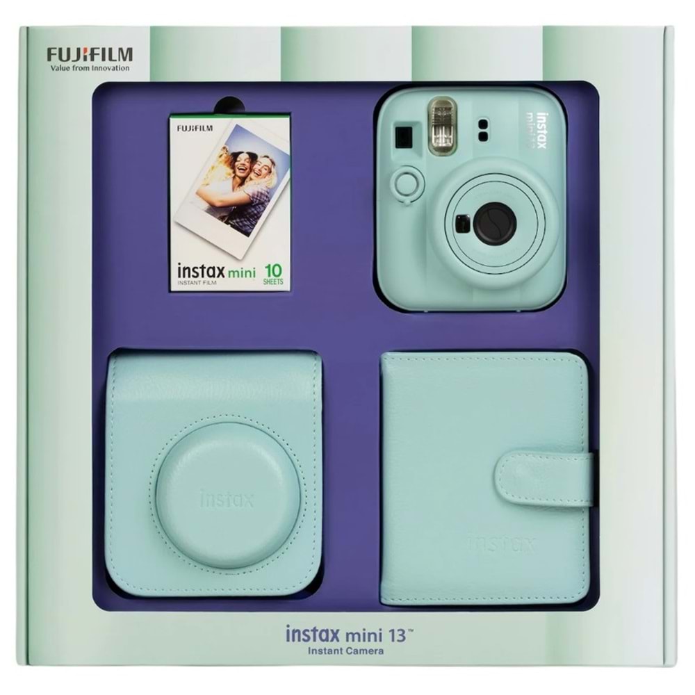 FUJIFILM INSTAX MINI 13 BUNDLE BOX YEŞİL