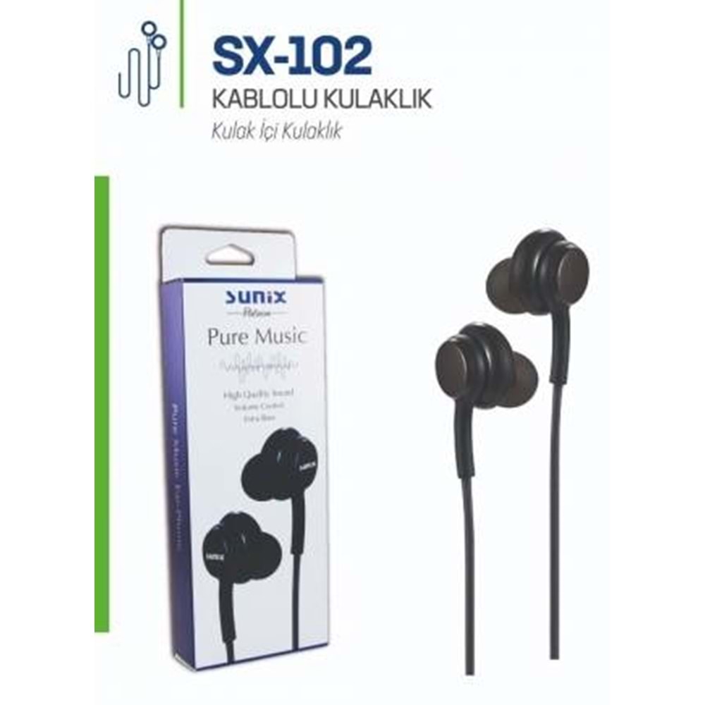 SUNİX KABLOLU KULAKLIK SX102
