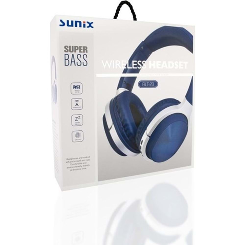 SUNİX BLT20 KABLOSUZ KULAK ÜSTÜ KULAKLIK