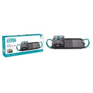 WİNNİNG STAR ST-9814 2in1 HOT POT WİTH GRİLL