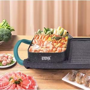 WİNNİNG STAR ST-9814 2in1 HOT POT WİTH GRİLL