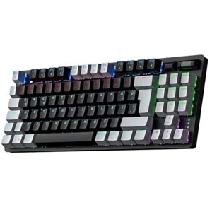 GAMEPOWER EVA 5 RED SWİTCH 88 TUŞ USB RGB GAMİNG KLAVYE