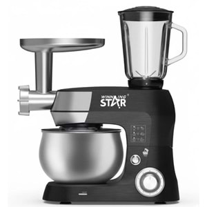 WİNNİNG STAR ST-5306 ÇOK AMAÇLI HAMUR YOĞURMA/BLENDER/KIYMA MAKİNESİ STAND MİXER