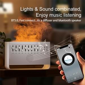 2553101 8 FARKLI SESLİ AMBİYANS IŞIKLI BLUETOOTH HOPARLÖR