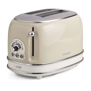 ARİETE 0155 VİNTAGE 2 DİLİMLİ EKMEK KIZARTMA MAKİNESİ - BEJ