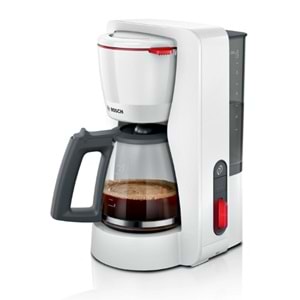 BOSCH TKA3M131 FİLTRE KAHVE MAKİNESİ CAM HAZNELİ 1.25L - BEYAZ
