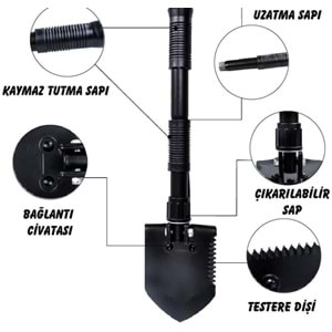 NURGAZ MİNİ KATLANIR KÜREK