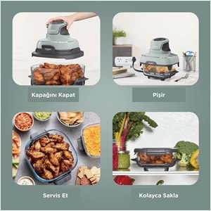 NİNJA CRİSPİ 4 İN 1 AİR FRYER (YEŞİL)