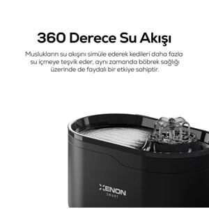 XENON SMART X8650 AKILLI SU PINARI 2.8L - SİYAH