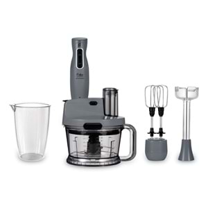 FAKİR MR. CHEF QUADRO BLENDER SET- GRİ