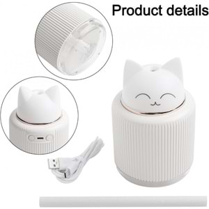 HAKOPRO KEDİ HAVA NEMLENDİRİCİ HP-1007 BEYAZ
