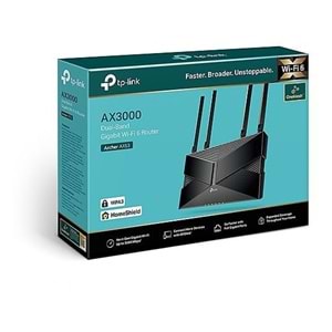 TP-LİNK ARCHER AX53 DUAL BAND GİGABİT Wİ-Fİ 6 ROUTER AX3000