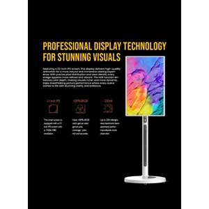 CRONY TX32-1 32 İnç Tekerlekli Taşınabilir Mobil Ekran – Dokunmatik 1080p, Dahili Batarya ve Hoparlör, Bluetooth, USB-C ve HDMI Bağlantı
