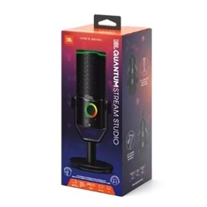 JBL QUANTUM STREAM STUDIO PROFESYONEL USB MİKROFON – 4 KAYIT MODU, DİNAMİK KOMPRESÖR, RGB VU METER, YAYIN, OYUN VE KAYIT İÇİN STÜDYO KALİTESİ SES