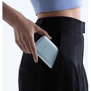 XİAOMİ POWERBANK 10000MAH DAHİLİ KABLOLU BUZ MAVİSİ GL 58478