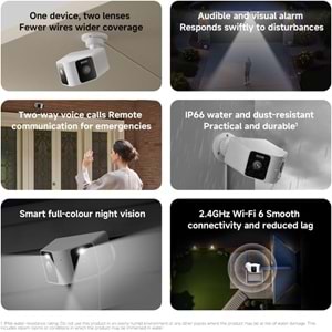 XİAOMİ CW100 ÇİFT LENS DIŞ MEKAN GÜVENLİK KAMERASI