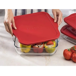 Paşabahçe Borcam 220x220 mm Kapaklı Kare Fırın Tepsisi 59034