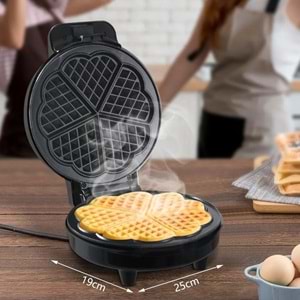 Winning Star ST-9366 Waffle Makinesi 1000W | Yapışmaz Kaplama Elektrikli Waffle Maker