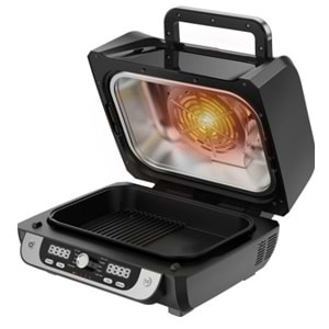 ELİT GRILLFRY360 PRO 6 L 1750W DİJİTAL AIRFRYER IZGARA 12 PROGRAMLI SİYAH