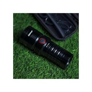 GEEPAS GFL51044 25W YÜKSEK GÜÇLÜ SİYAH LED EL FENERİ VE POWERBANK - SU GEÇİRMEZ ALÜMİNYUM GÖVDE - 15 SAAT ÇALIŞMA SÜRESİ