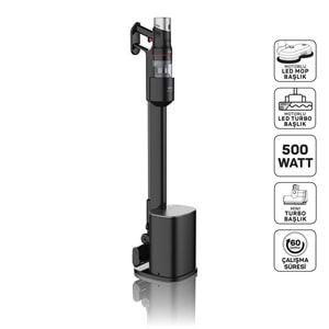 ARZUM AR4211 MAGICLEAN FLEXBİN ŞARJLI DİKEY SÜPÜRGE