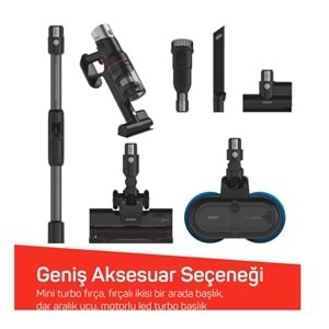 ARZUM AR4213 MAGİCLEAN HYDROFLEX DİKEY ŞARJLI SÜPÜRGE